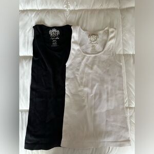 Sugarlips tank tops - black & white - one size fits most